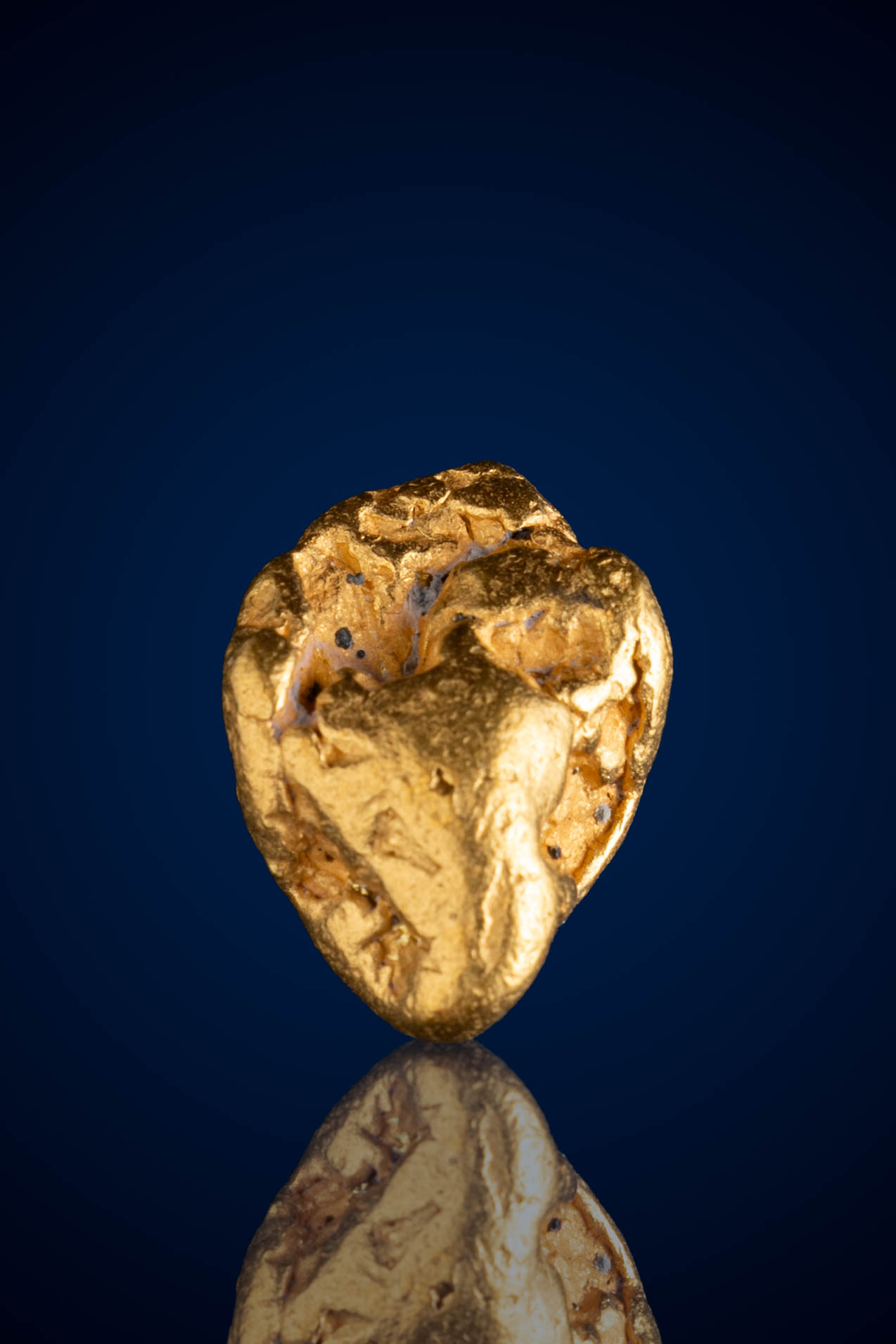 Chunky, Water-Worn Natural Gold Nugget - Alaska - 4.29 grams (image for) Chunky, Water-Worn Natural Gold Nugget - Alaska - 4.29 grams